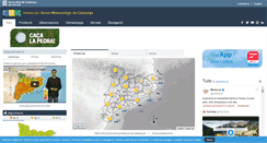 Desktop Screenshot of meteocat.com