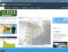 Tablet Screenshot of meteocat.com